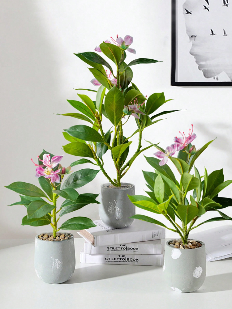Snake Plant - 21-40cm Artificial Azaleas Plants Fake Rubber