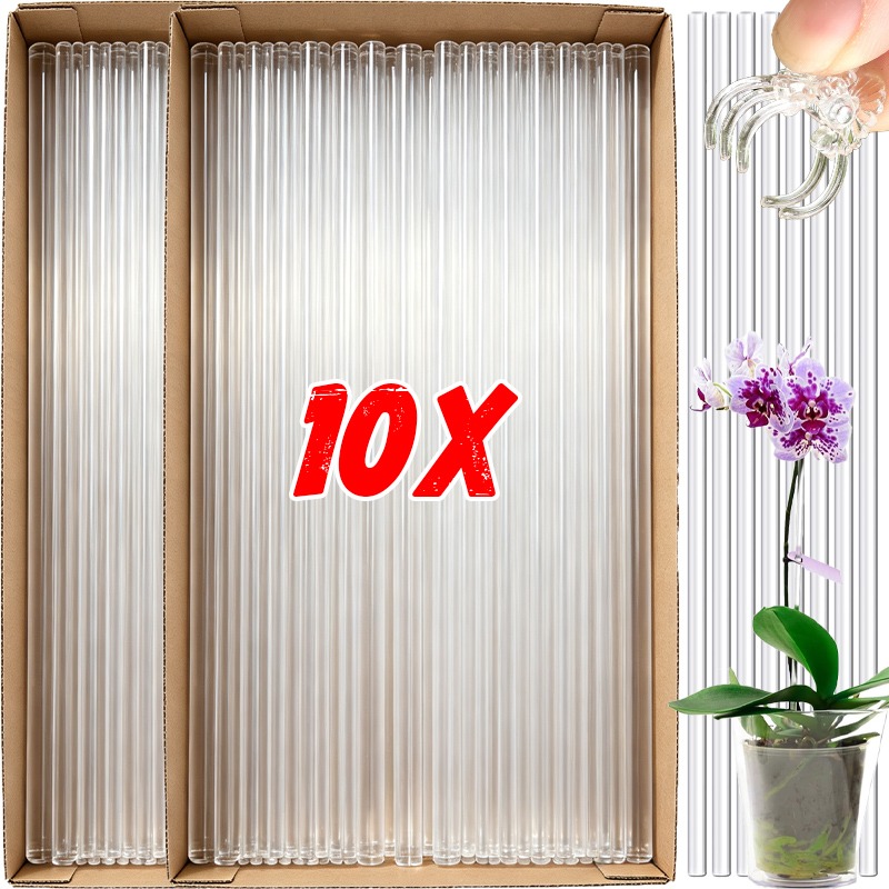 Terracotta Pot - Reusable Clear Flower Support Stake Acrylic