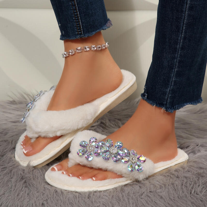 Luxury Glitter Flower Faux Fur - Indoor Plants recension och pris