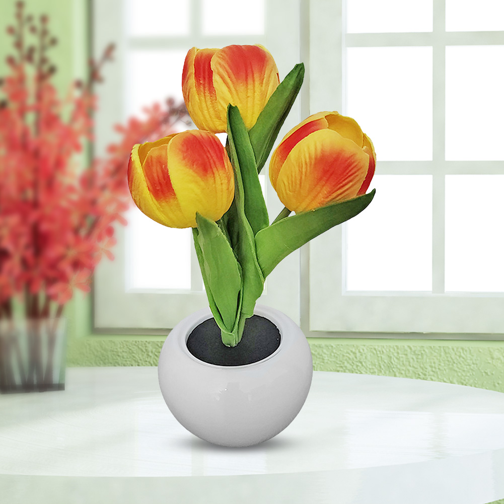 9x22cm Potted Plant Table Lamp - Plant Pot recension och pris