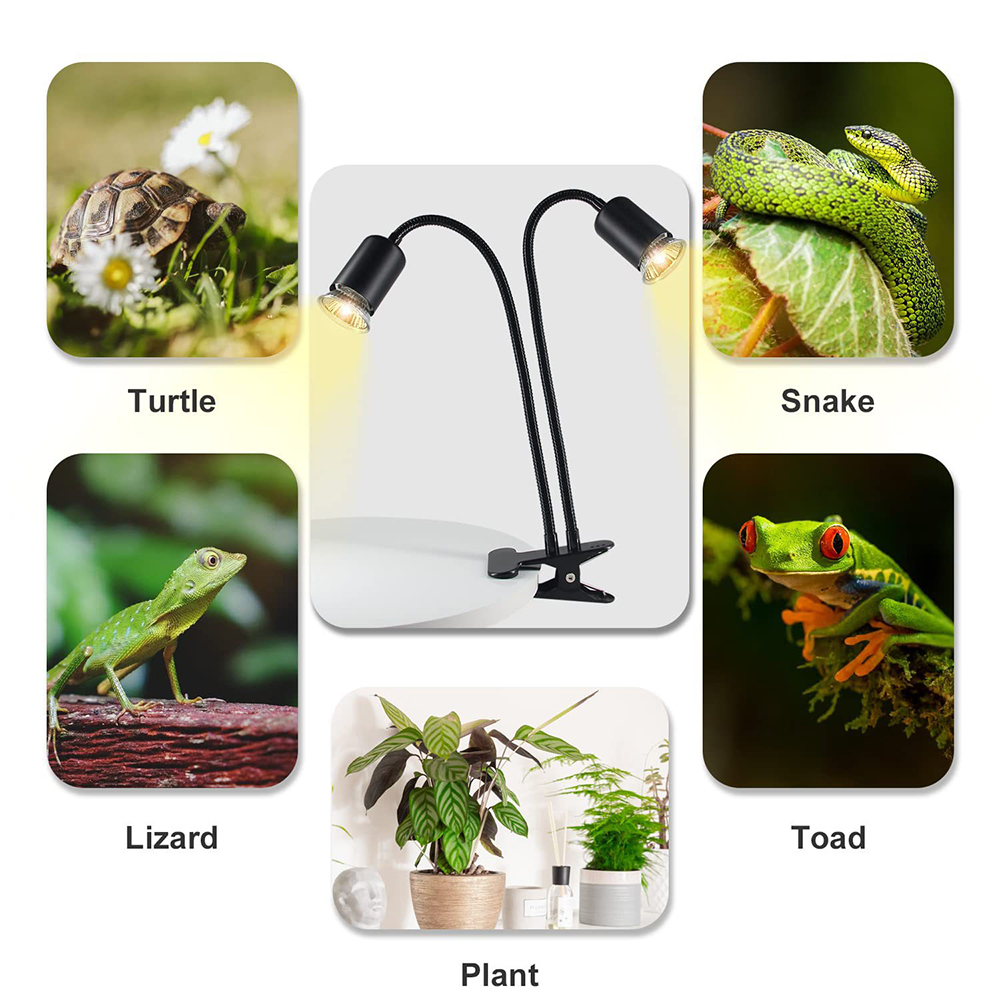 Reptile Heat Lamp Rotating Dou - Snake Plant recension och pris