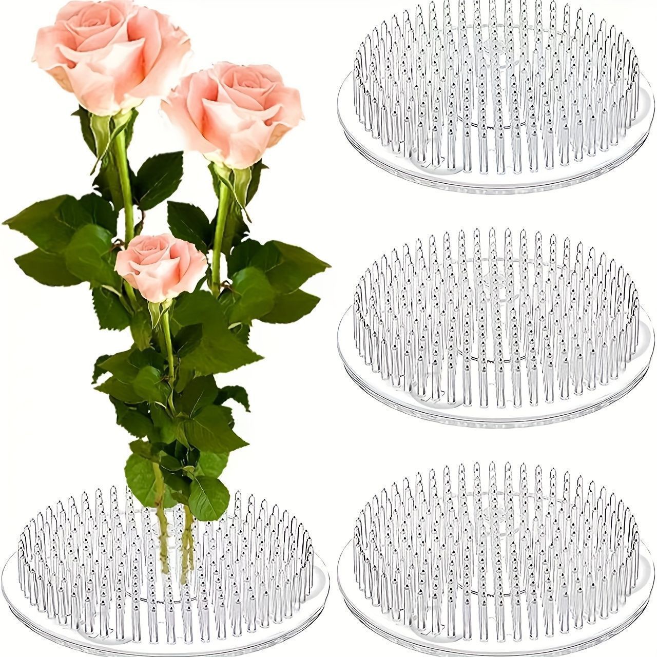 Round Ikebana Stem Holder Suct - Plant Support Stake recension och pris