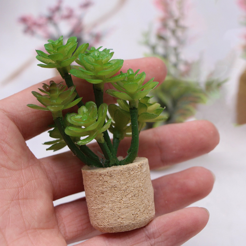 1:12 Dollhouse Simulation Flow - Plant Pot recension och pris