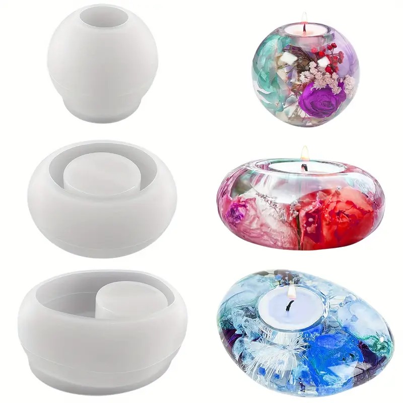 Tealight Candle Holder Resin S - Pothos recension och pris