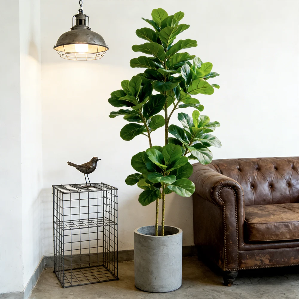 64/122cm Artificial Fiddle Fig - Fiddle Leaf Fig recension och pris