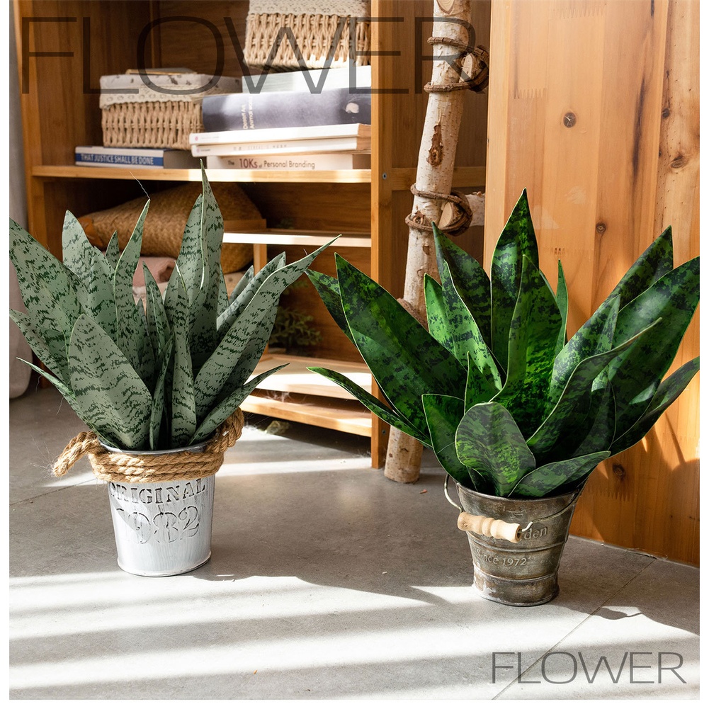 Artificial PVC Snake Plant Fak - Snake Plant recension och pris