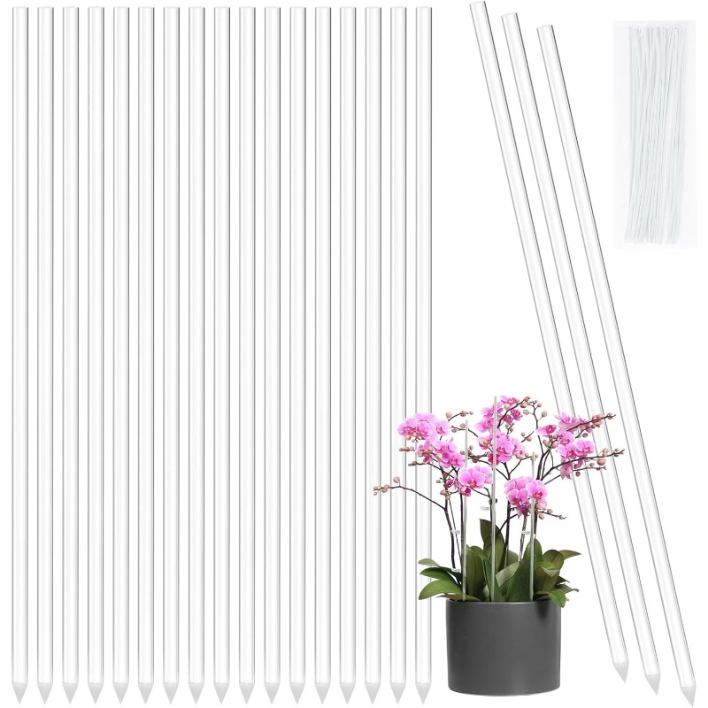 Reusable Clear Flower Support  - Terracotta Pot recension och pris