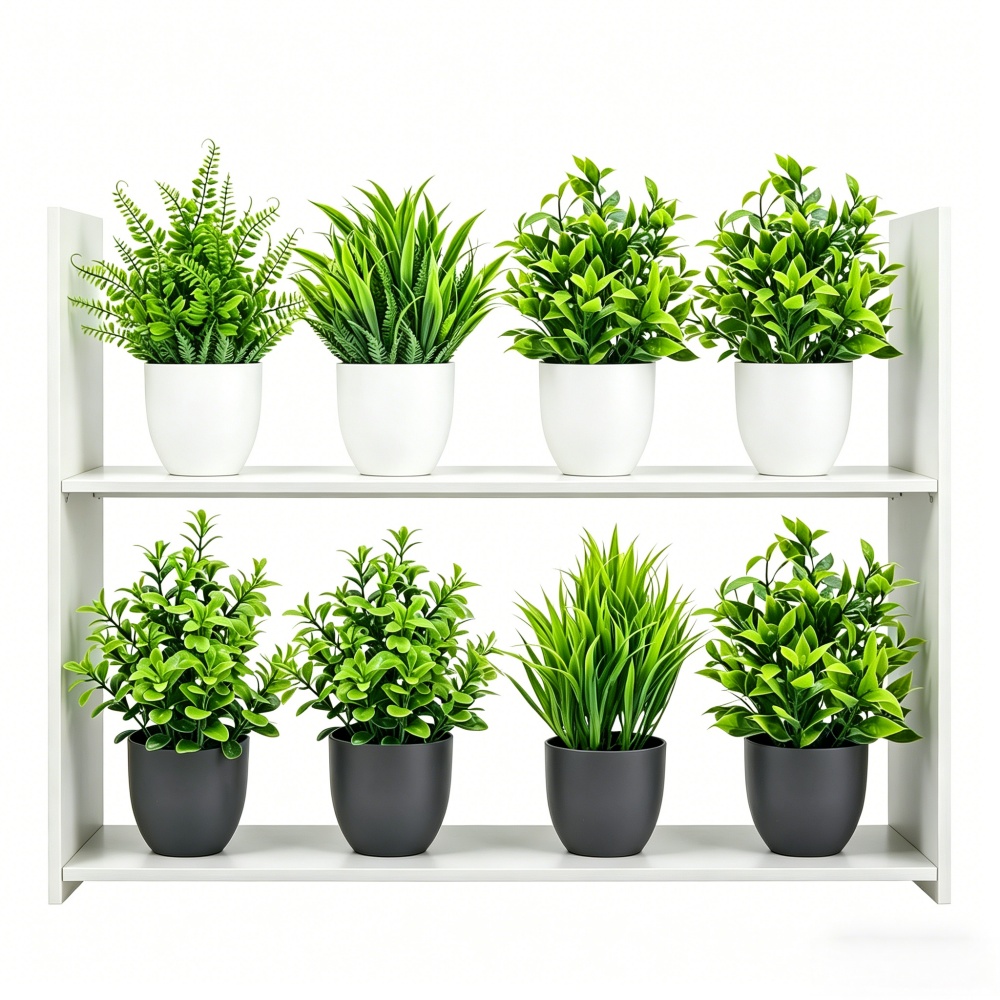 4pcs/set Mini Artificial Plant - Succulent Set recension och pris