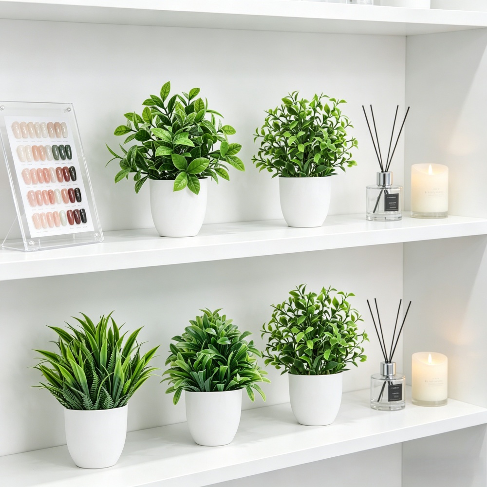4pcs/set Mini Artificial Plant - Succulent Set recension och pris