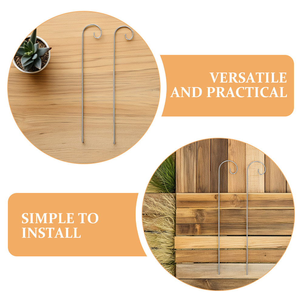 10Pcs Versatile Metal Shepherd - Plant Support Stake recension och pris