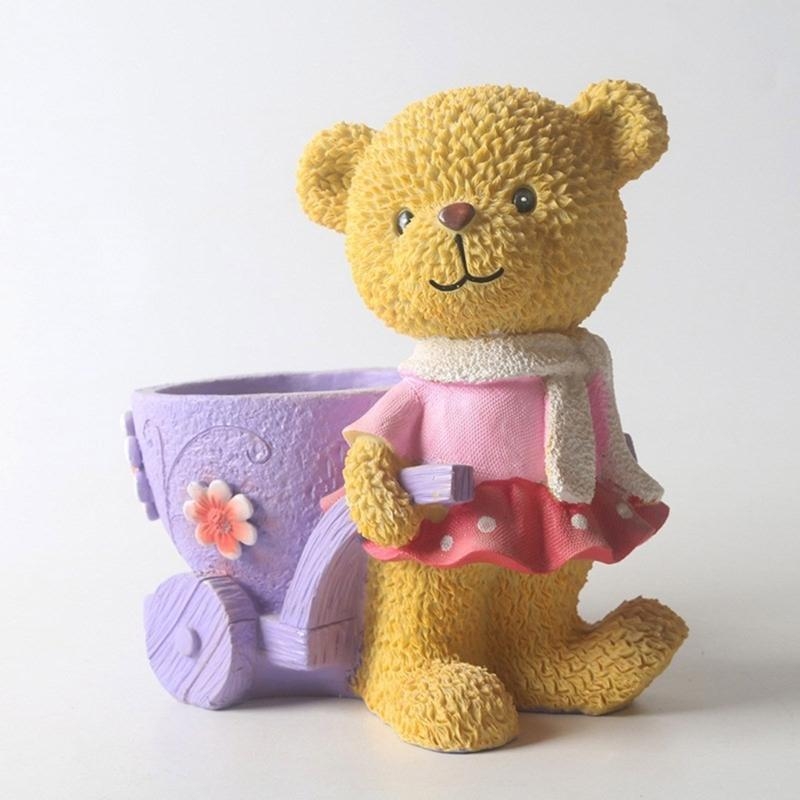 Lovely Bear Gypsum Silicone Mo - Terracotta Pot recension och pris