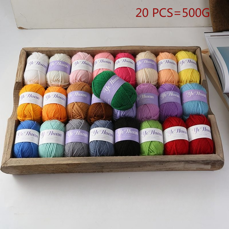 20 PCS 500g Thick Soft Knittin - Repotting Mat recension och pris